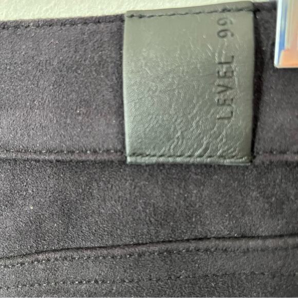 NWT Level 99 Janice mid rise Ultra Skinny Suedette pants size 28 - Picture 7 of 12